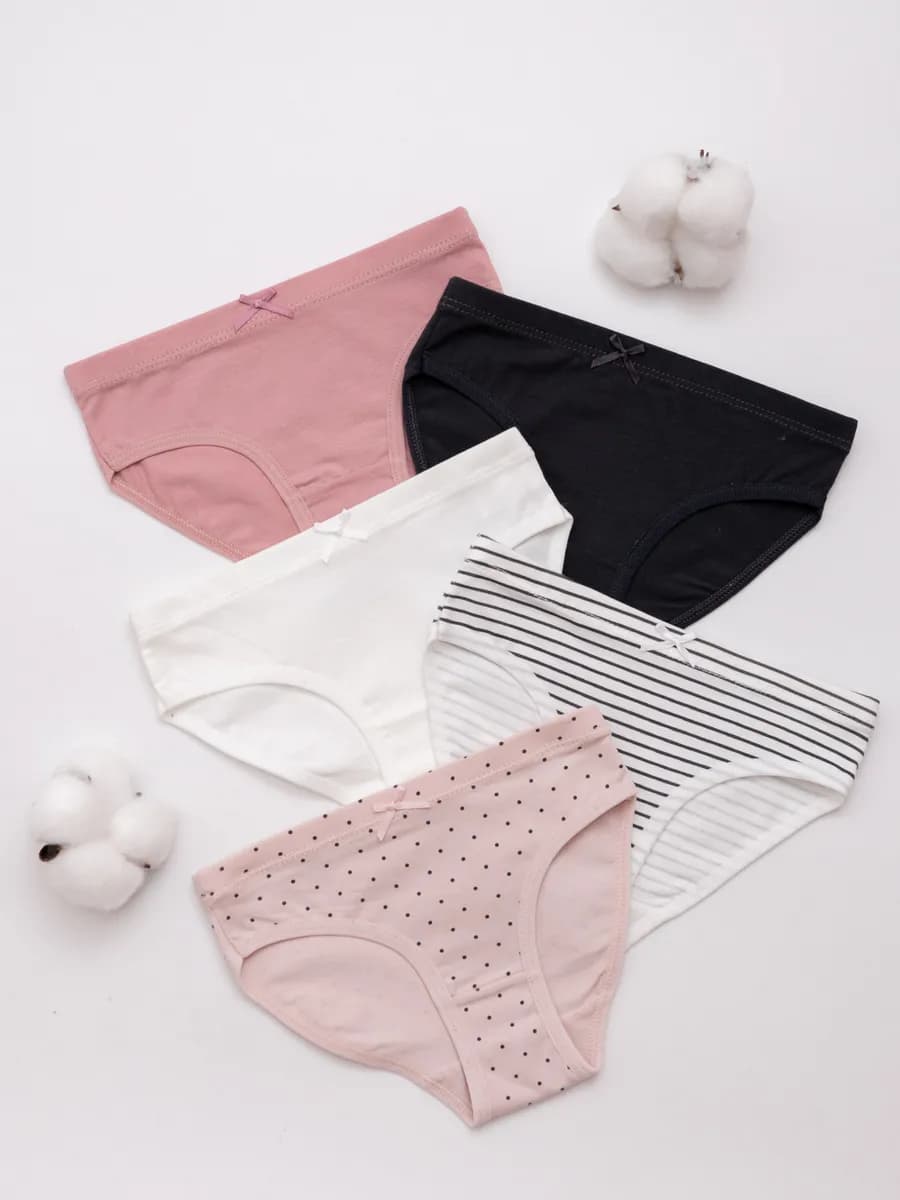 Трусы детские набор 5 шт хлопок