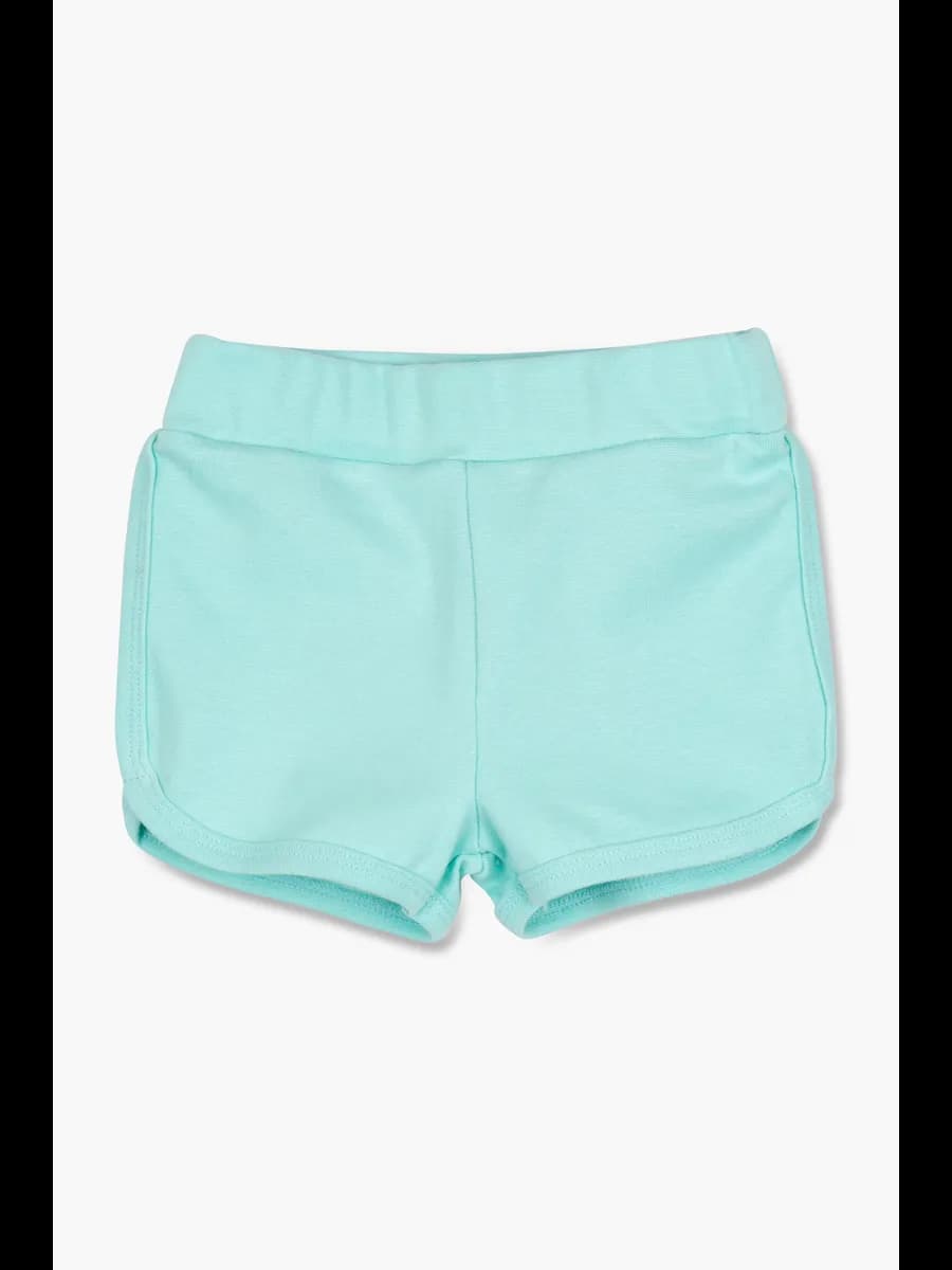 Шорты короткие в рубчик