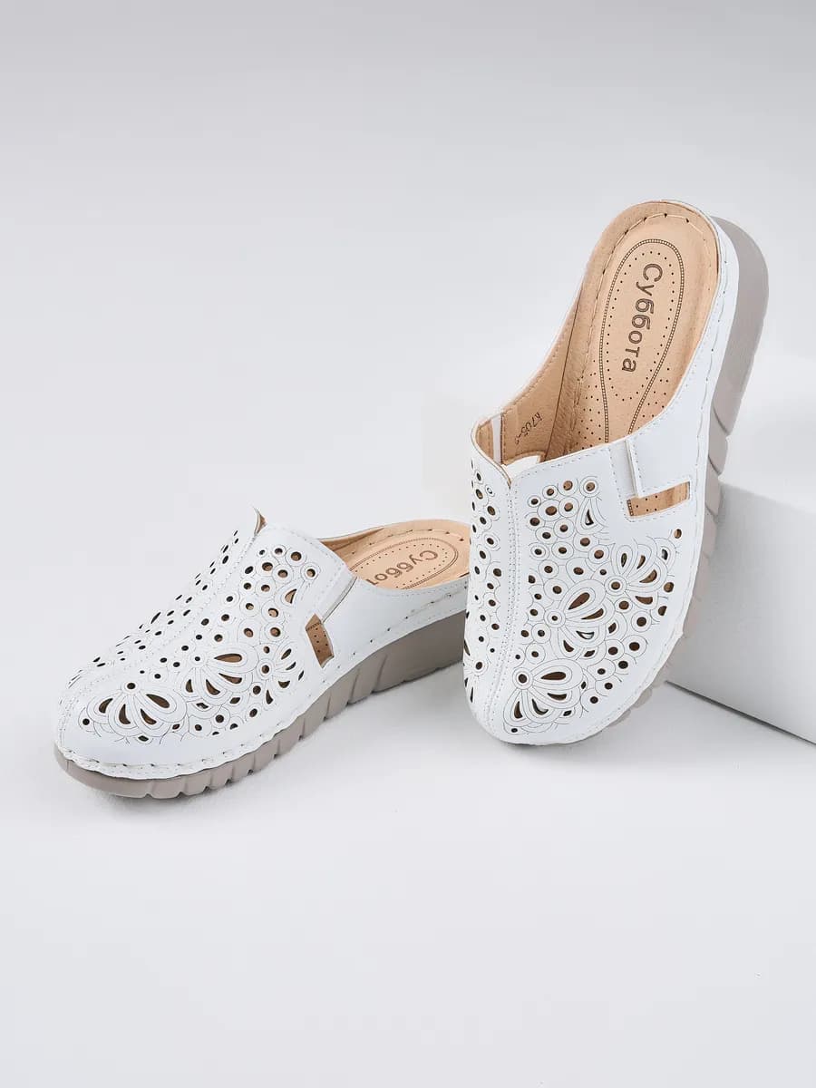 Сабо на платформе летние с закрытым носом