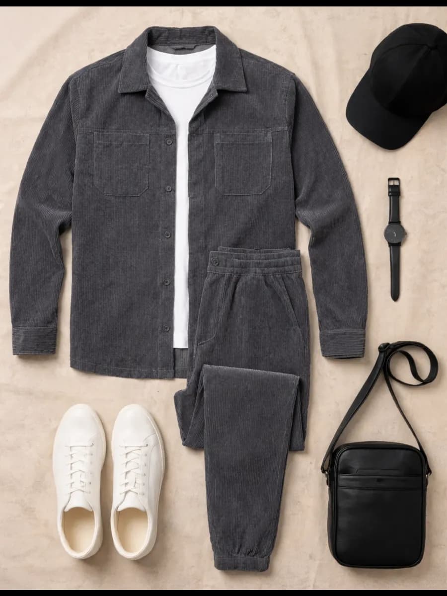 Вельветовый костюм двойка