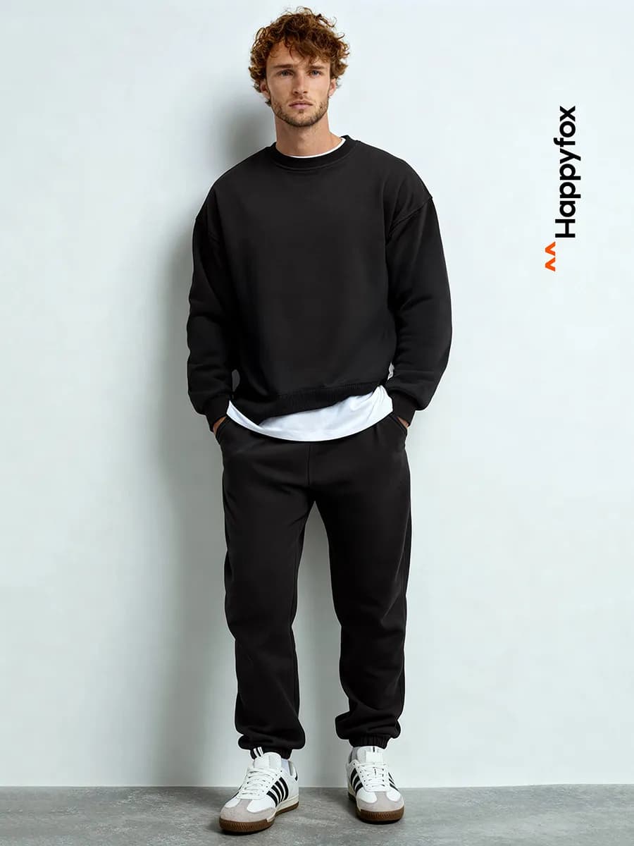 Костюм спортивный с брюками и толстовкой оверсайз