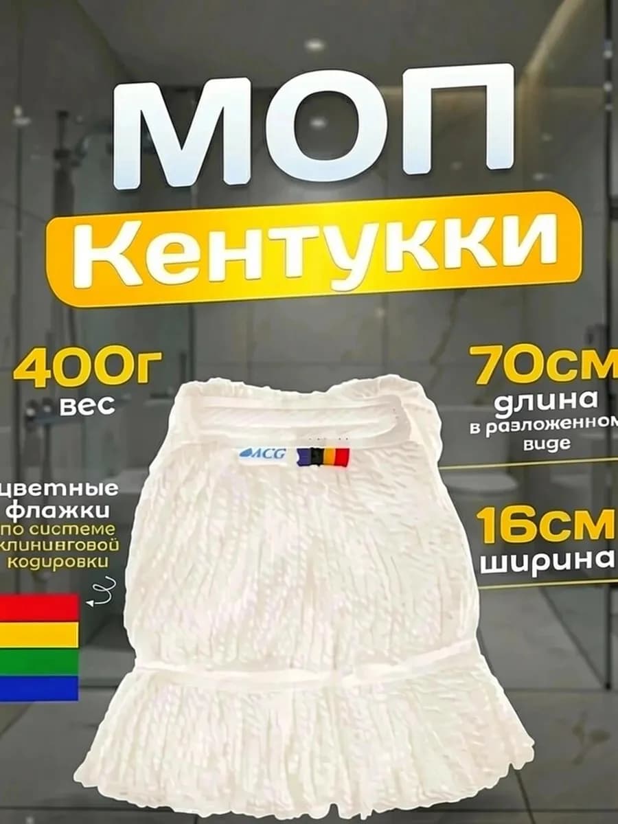 Сменная насадка МОП Кентукки для швабры