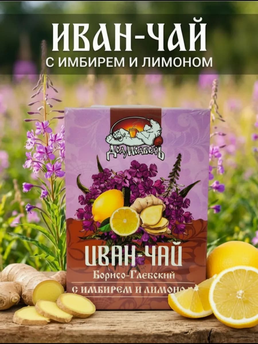 Иван-чай С имбирем и лимоном 50г