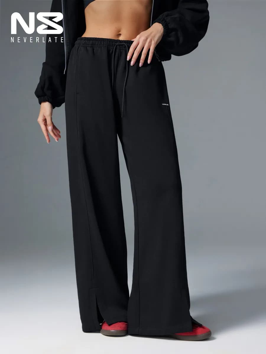 Брюки спортивные прямые палаццо