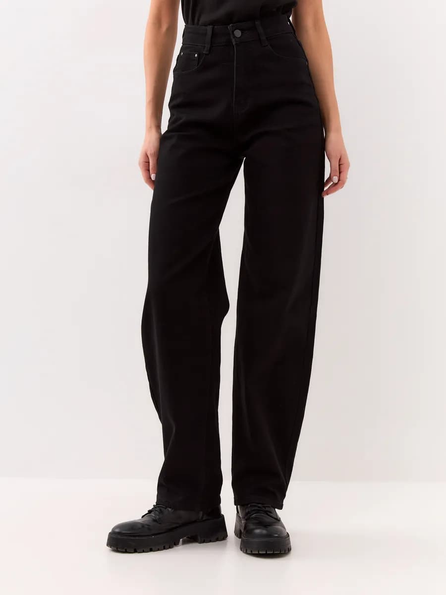 Джинсы широкие багги бананы