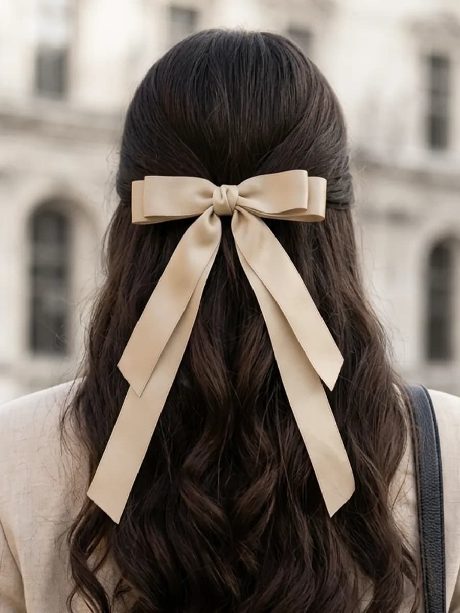 Бантик заколка для волос