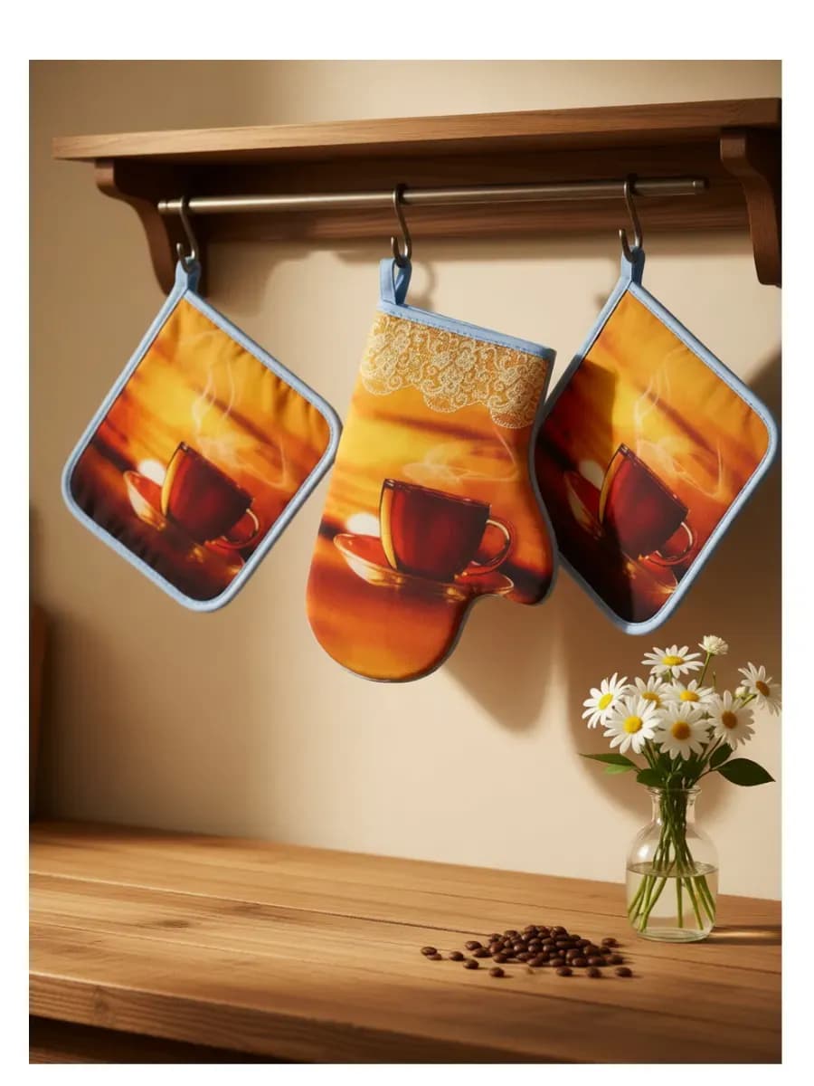 Прихватки кухонные набор 2 шт