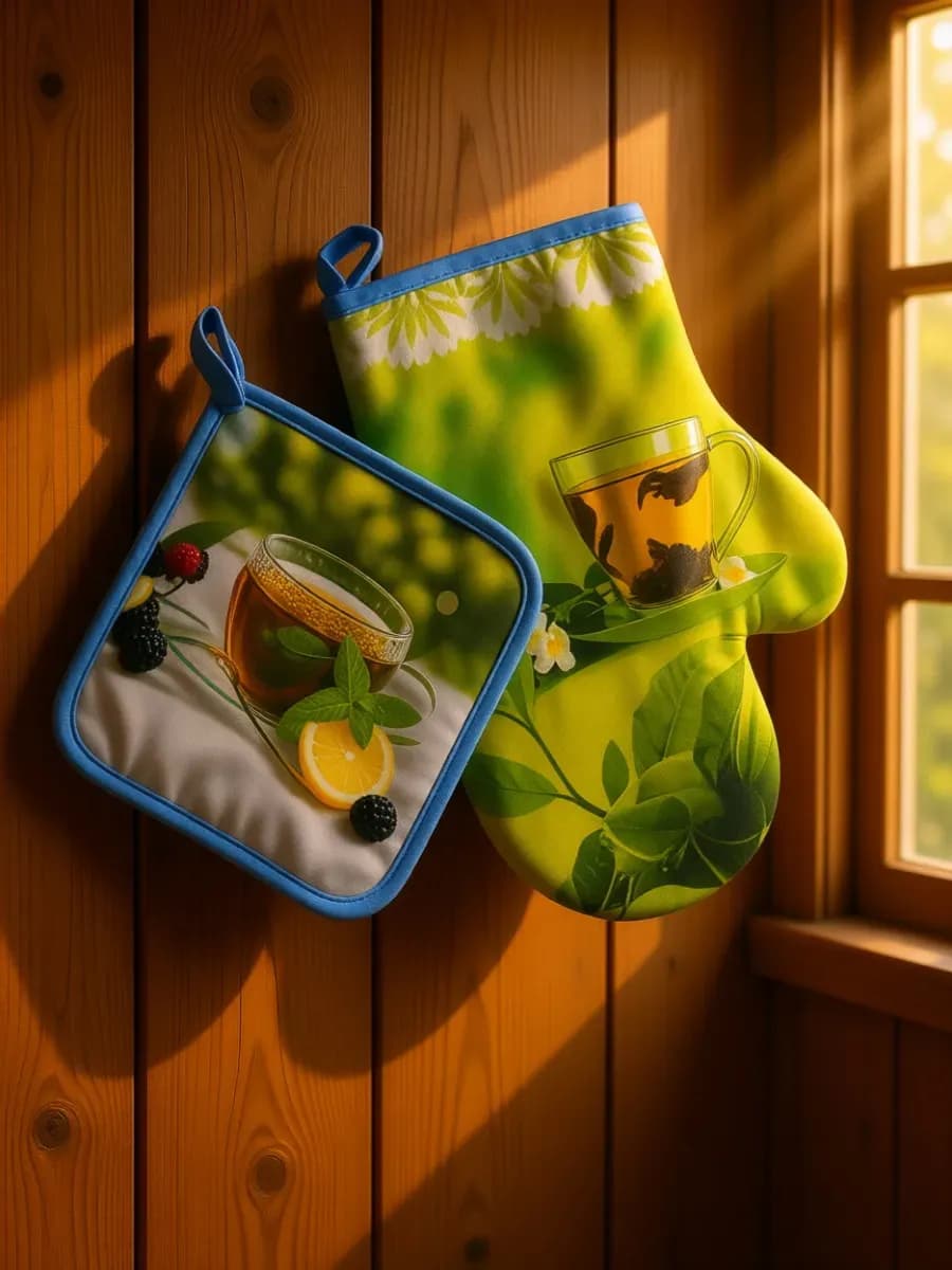 Прихватки кухонные набор 2 шт