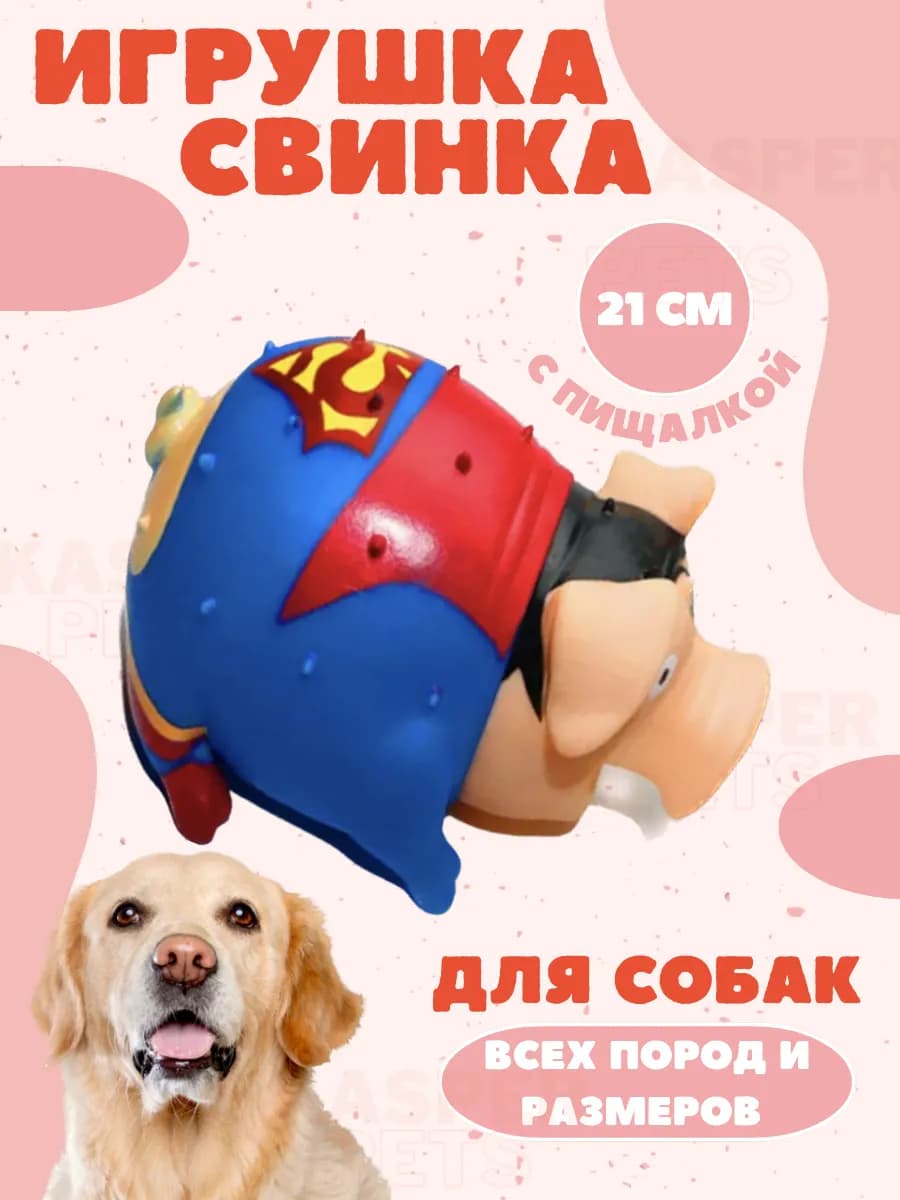 Игрушка для собак свинья