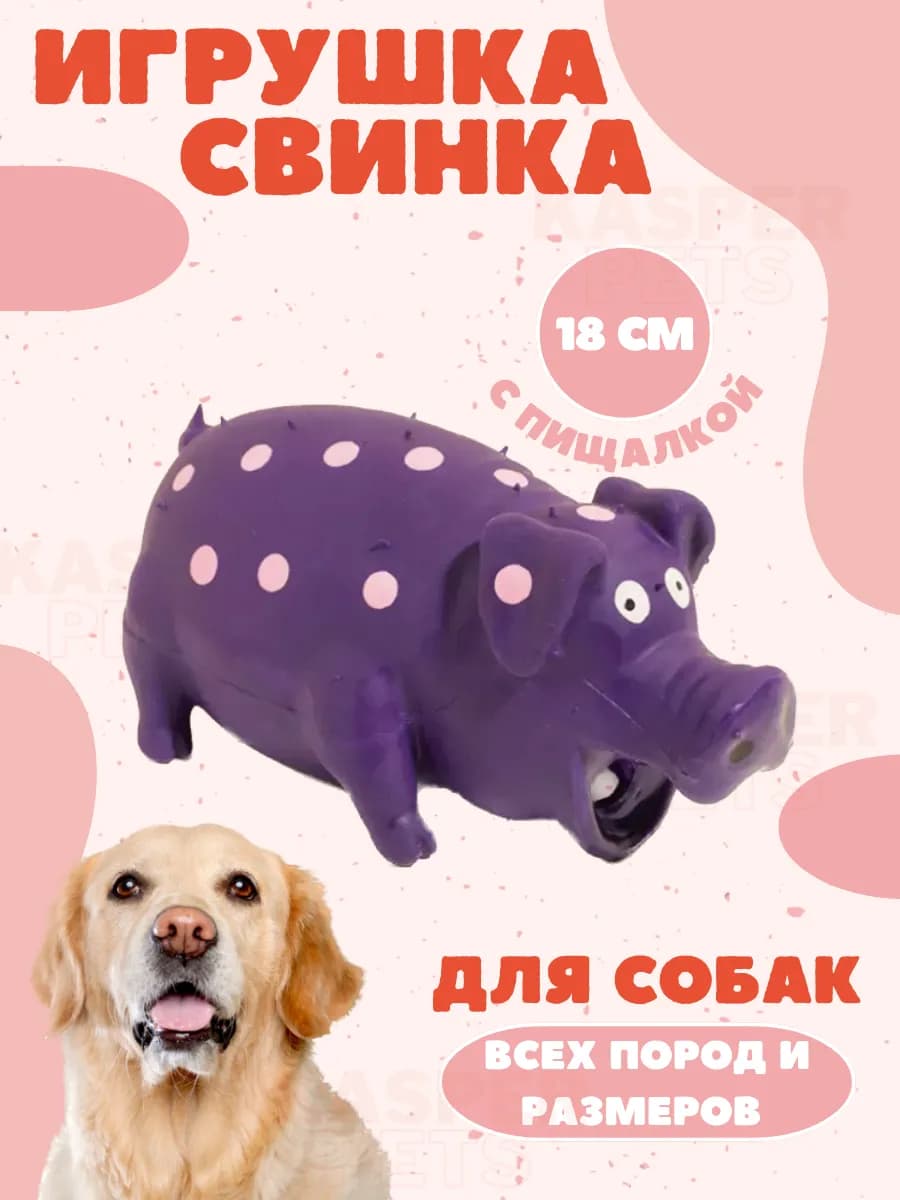 Игрушка для собак свинья