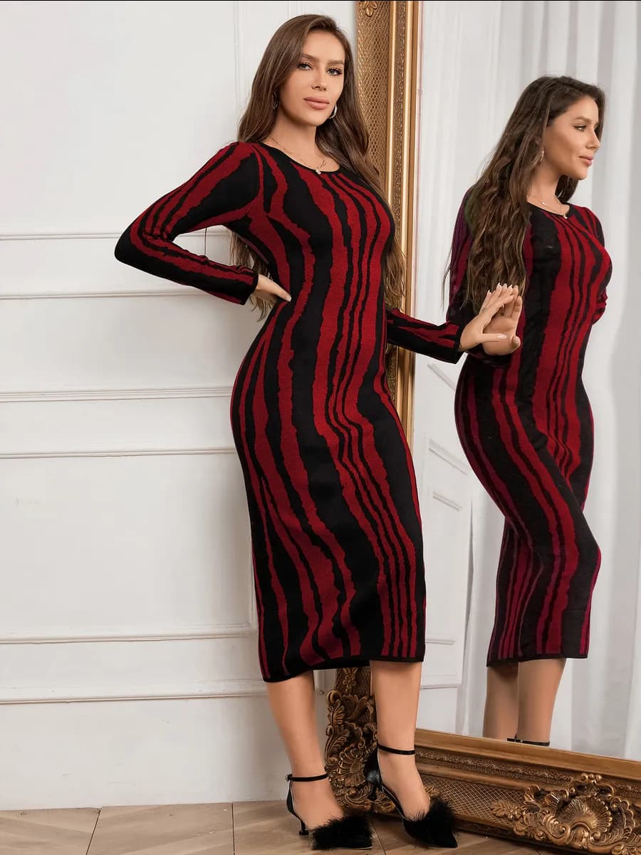 Платье праздничное теплое