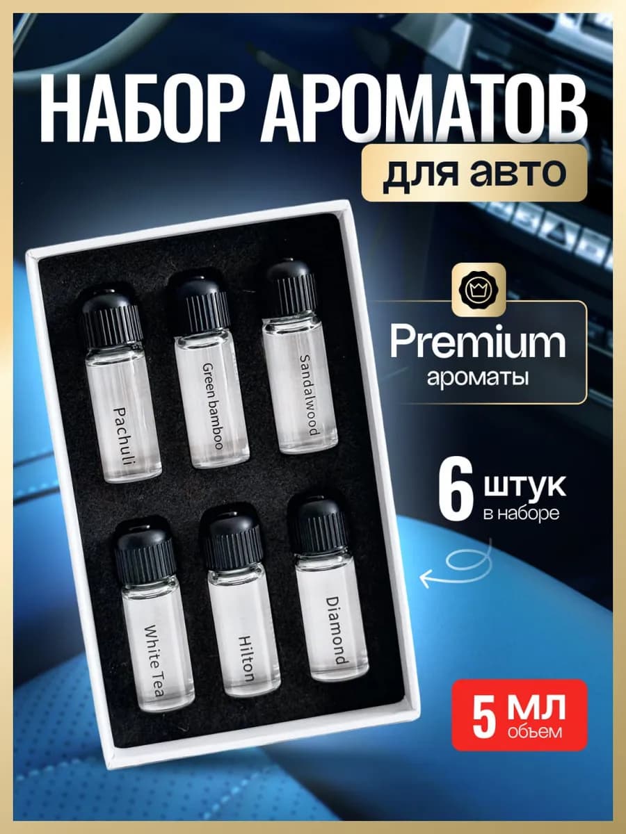 Набор ароматов для диффузора автоматического в машину