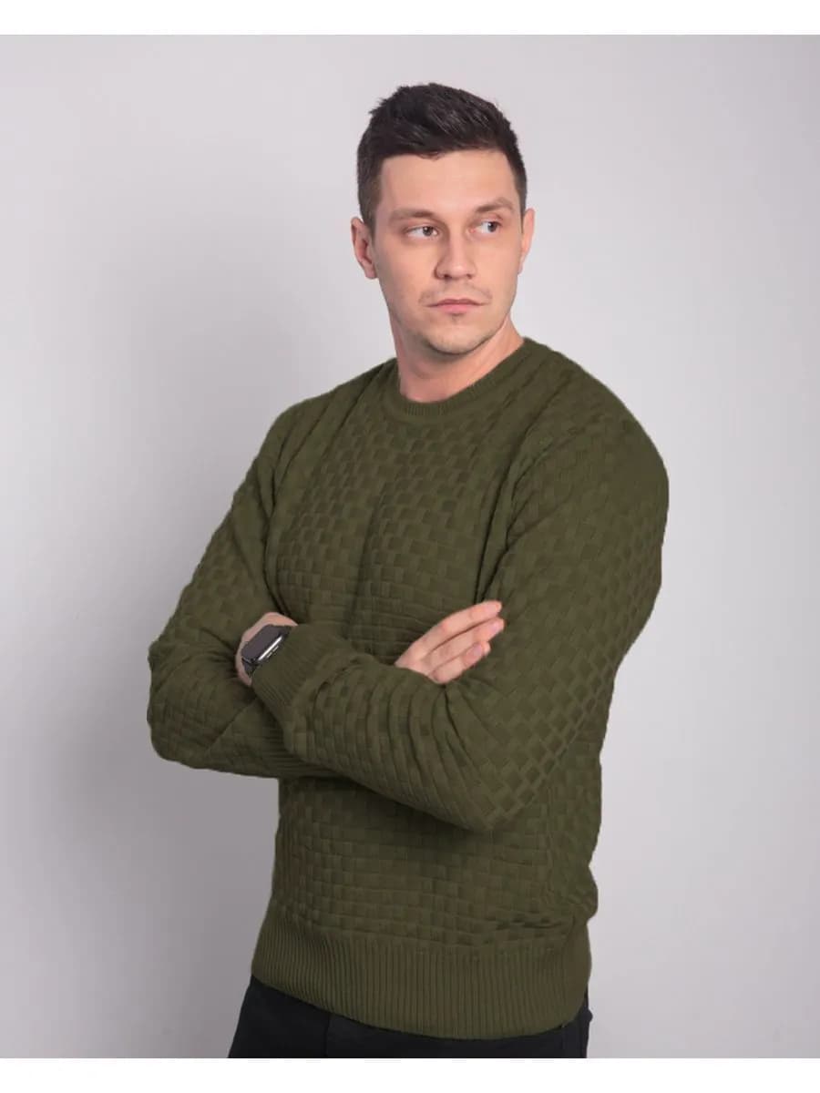 Свитер джемпер вязаный
