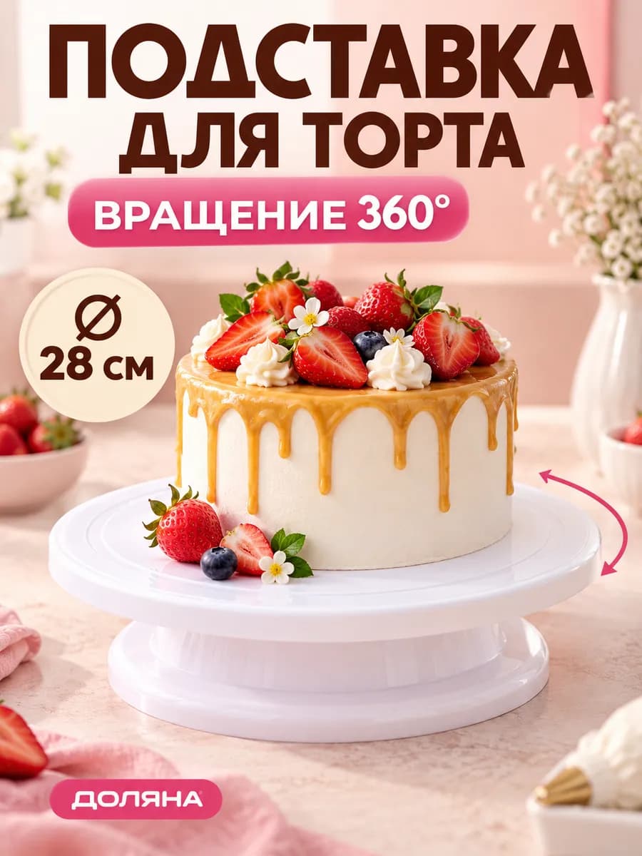 Подставка для торта вращающаяся
