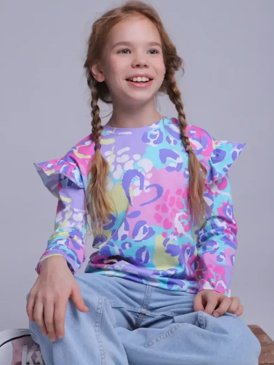 Лонгслив Леопард