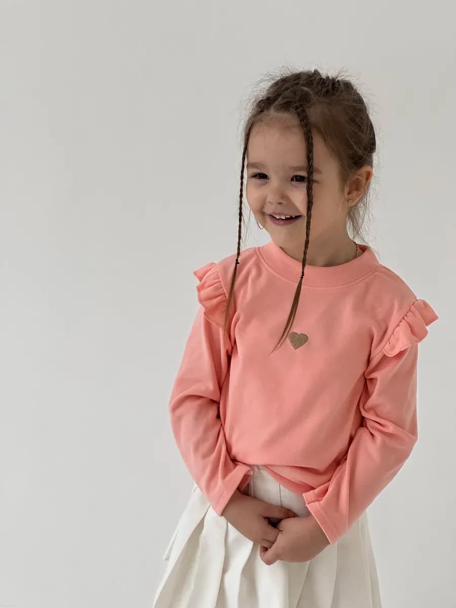 Свитшот толстовка лонгслив для девочки - фото 1