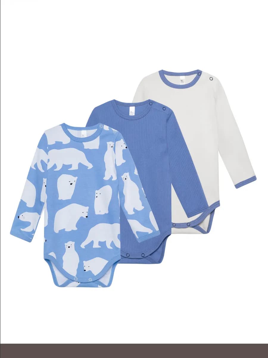 Боди для новорожденных девочек мальчиков с длинным рукавом