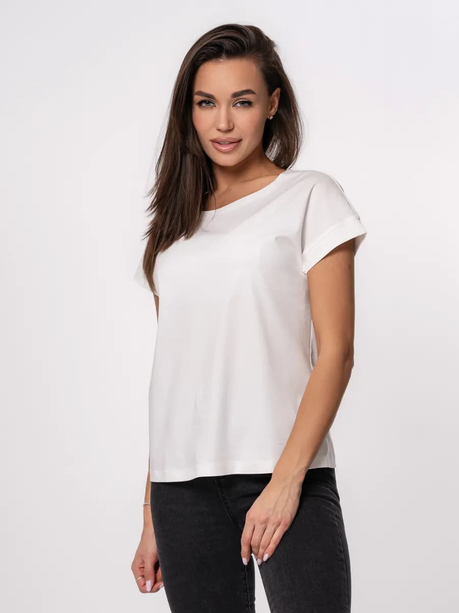 Футболка базовая белая