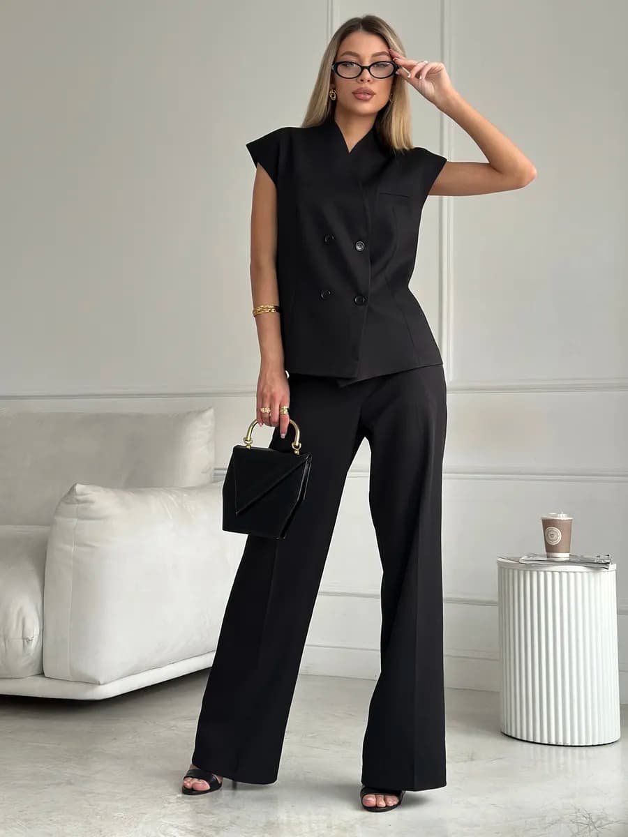 Костюм брючный с жилетом