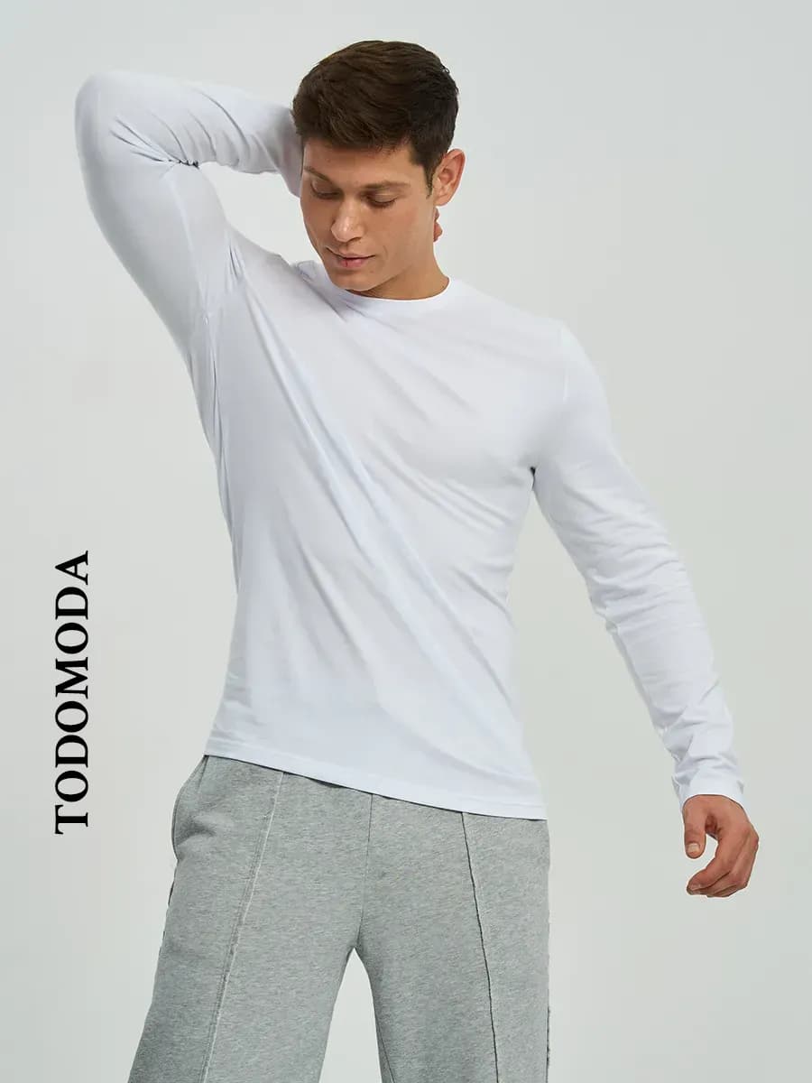 Лонгслив с длинным рукавом футболка