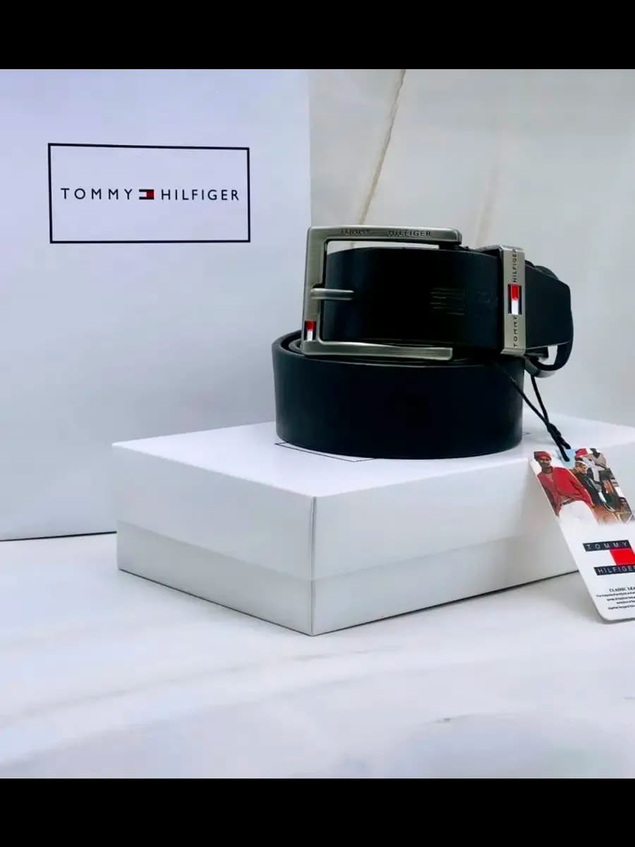 Ремень мужской брендовый Томи Хилфигер