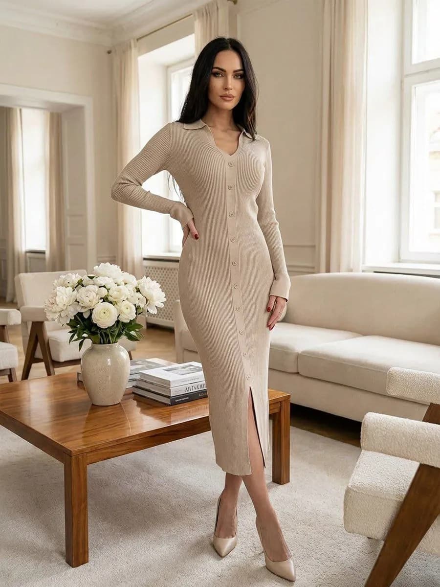 Платье женское теплое лапша нарядное