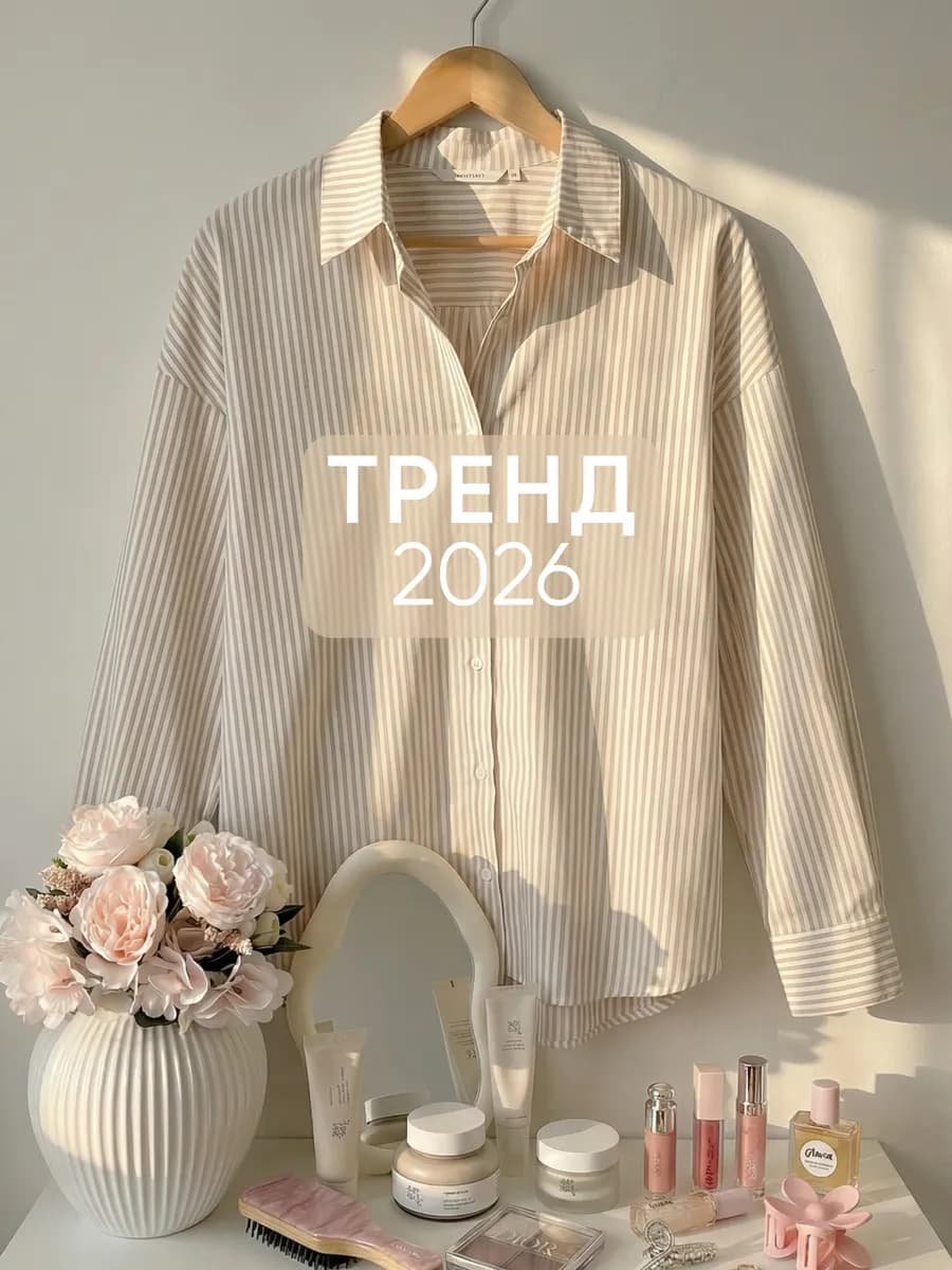 Рубашка в полоску оверсайз как из PINTEREST