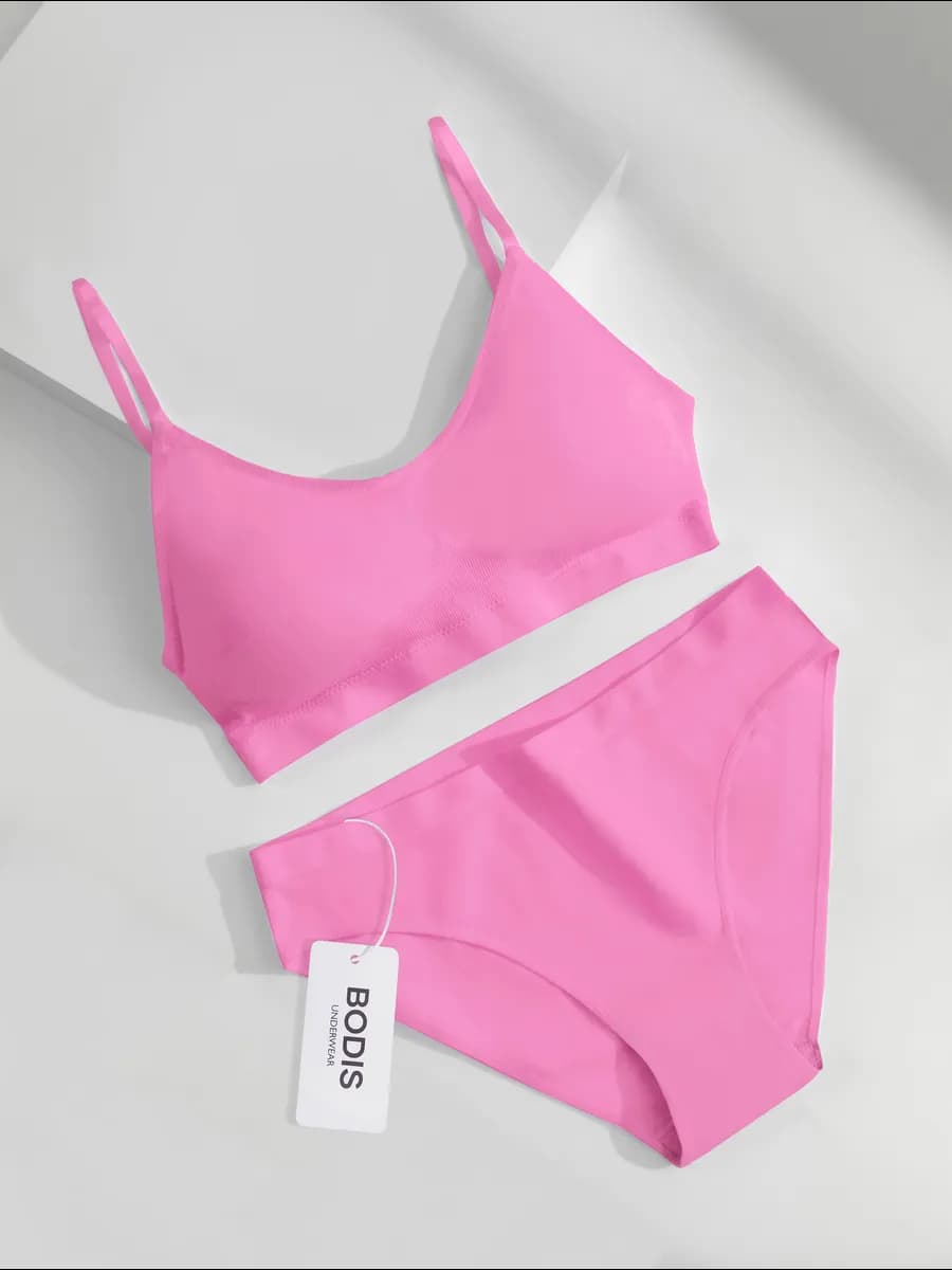 Нижнее белье комплект бесшовное с топом и трусами