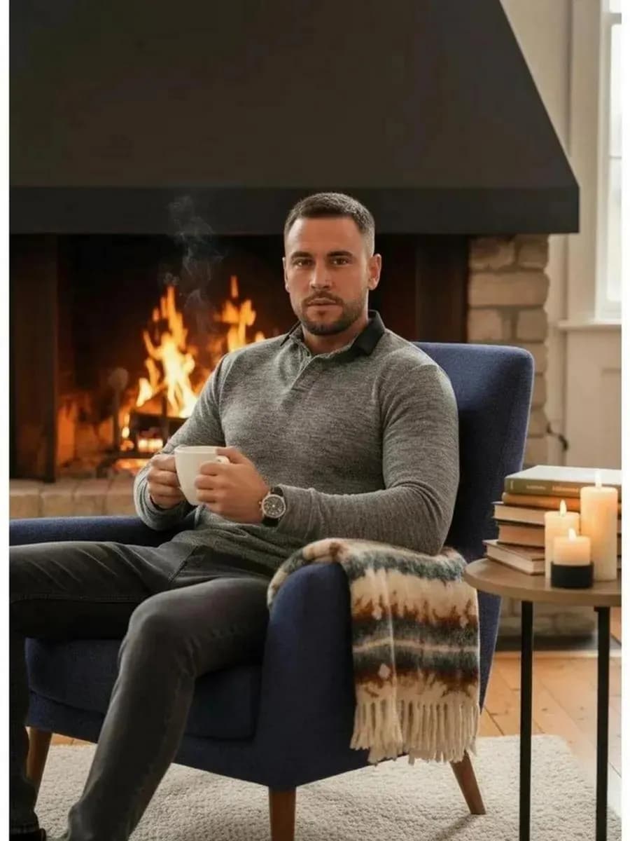 Свитер поло