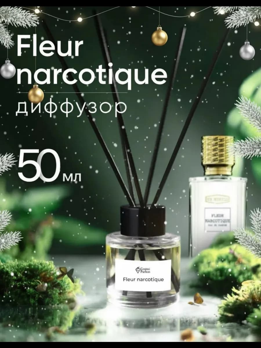 Диффузор для дома стойкий с палочками Fleur Narcotique