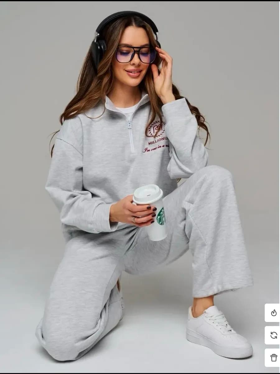 Спортивный костюм оверсайз