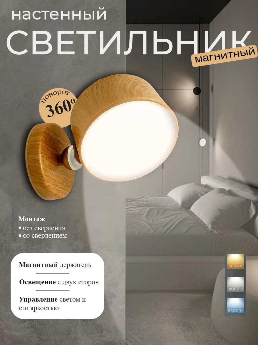 Ночник беспроводной с магнитным креплением