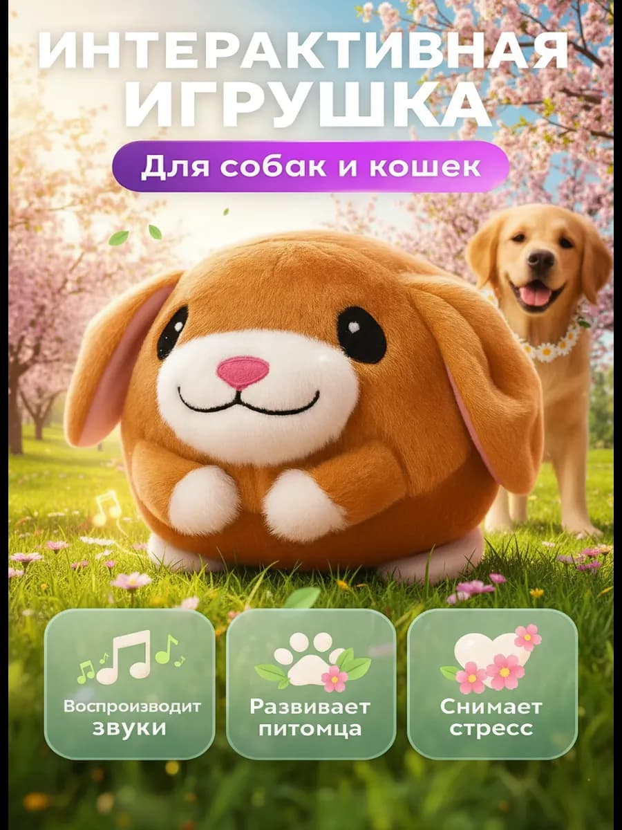 Игрушка для собак интерактивная - фото 1