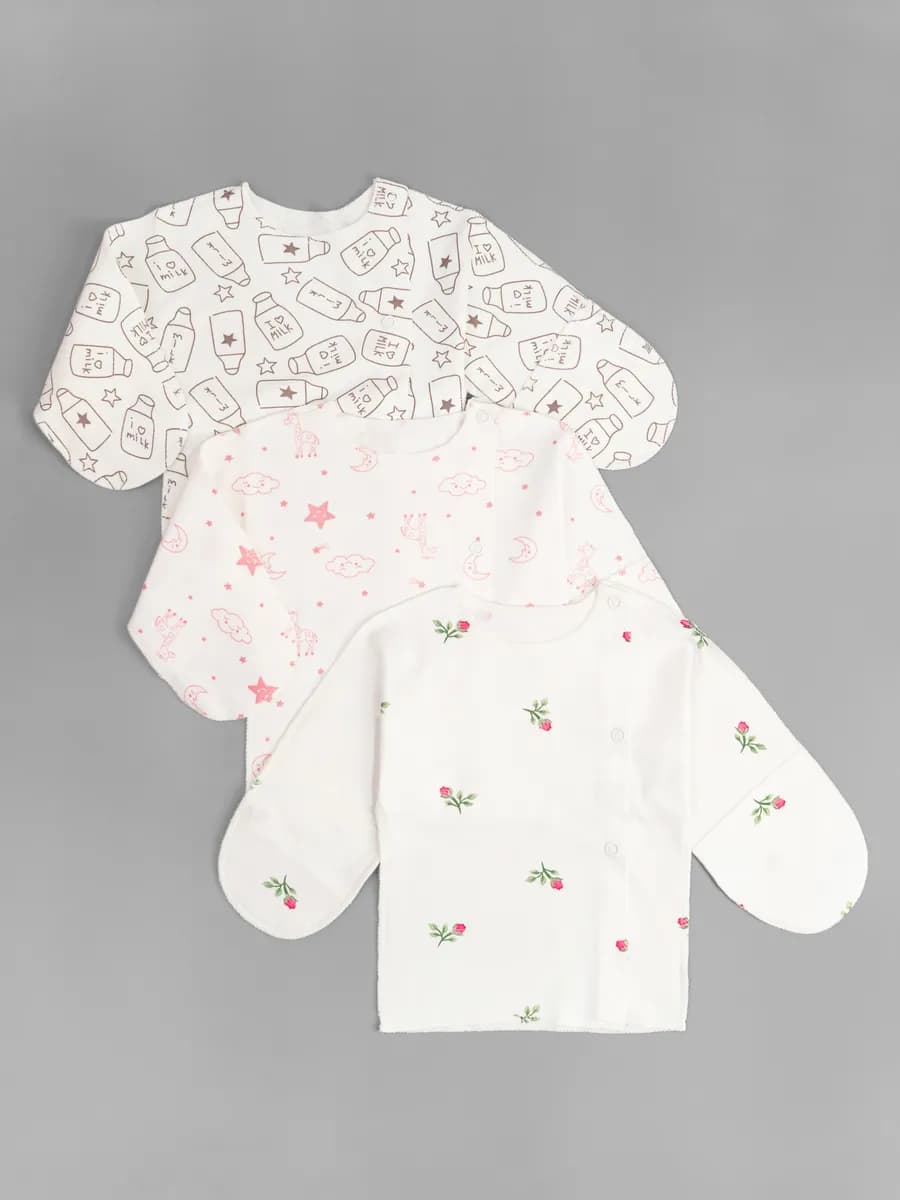 Распашонка для новорожденных 3 штуки