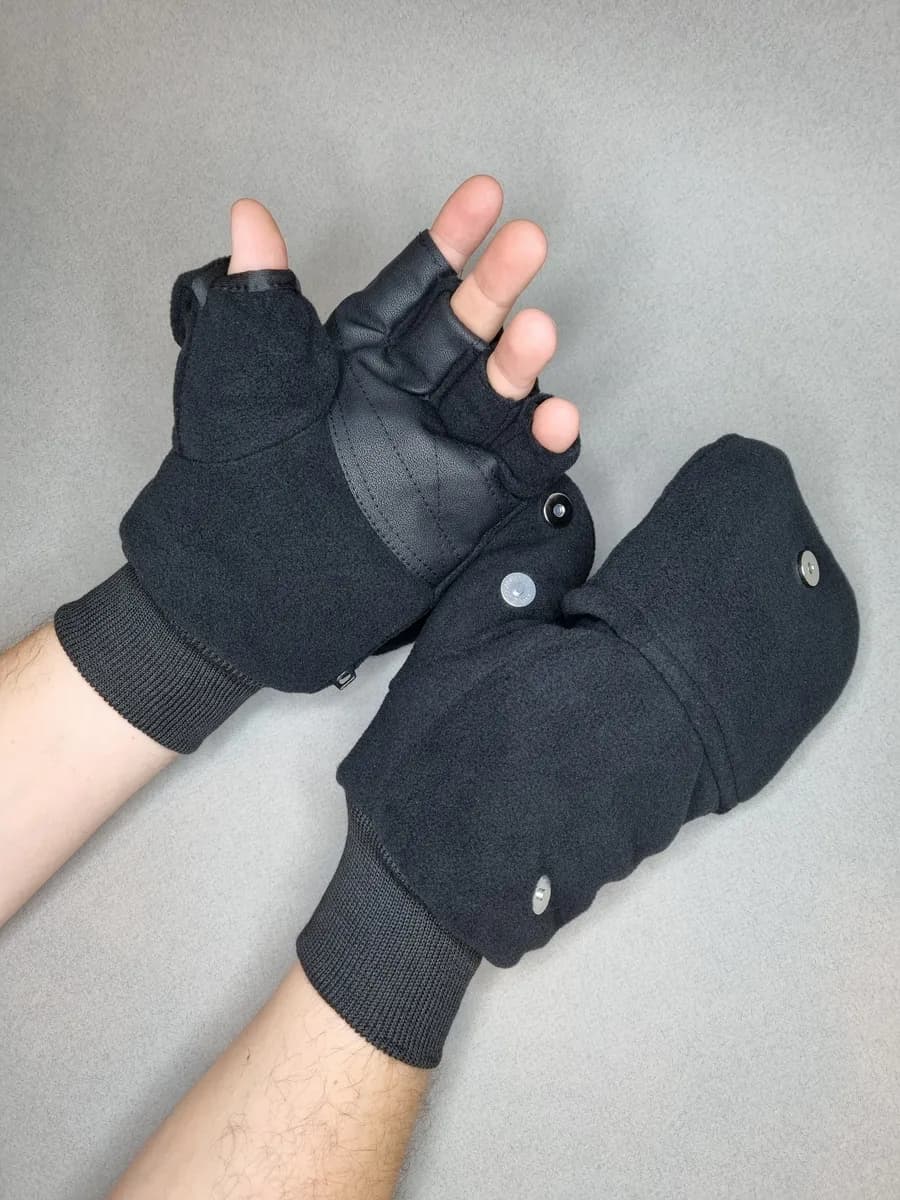 Перчатки варежки трансформеры