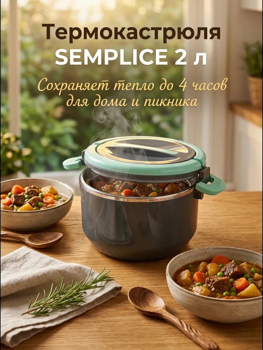 Термокастрюля SEMPLICE 2 л