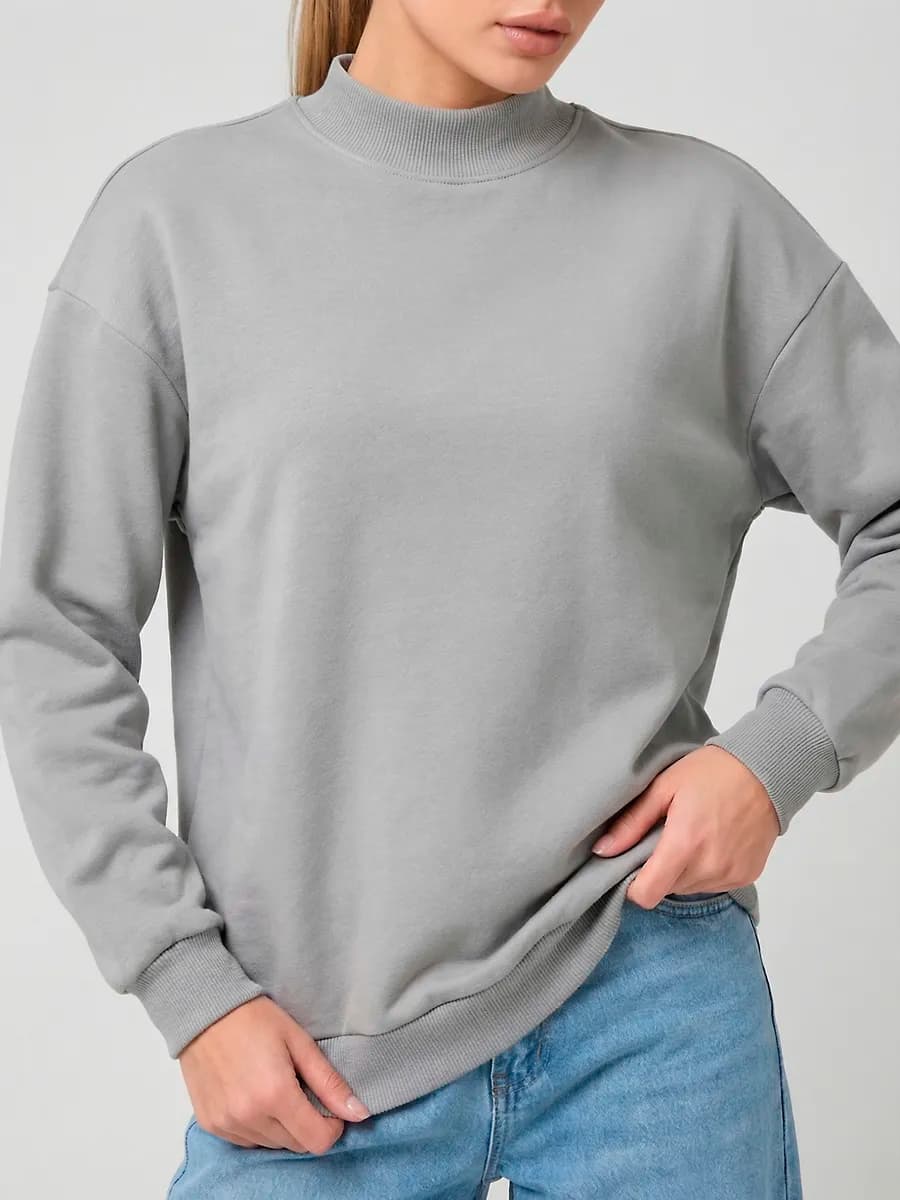 Свитшот оверсайз без начеса