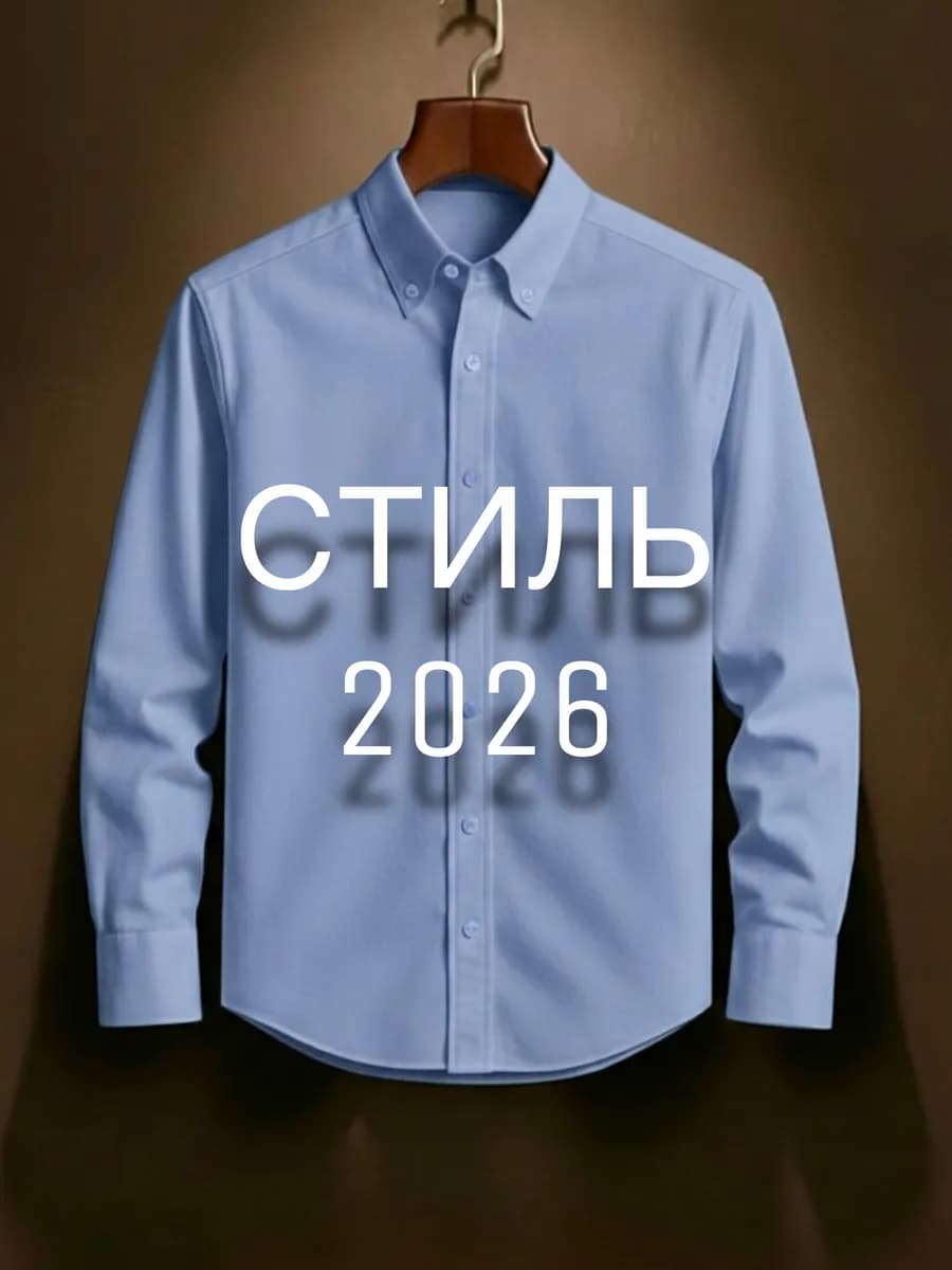 Премиум рубашка с длинным рукавом хлопок