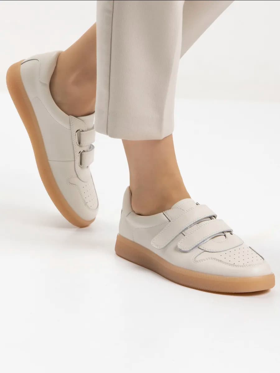 Кеды на липучках женские