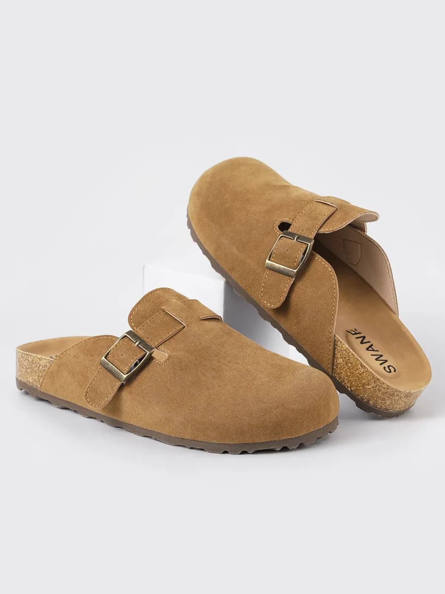 Замшевые Сабо Мюли Ортопедические Сандалии