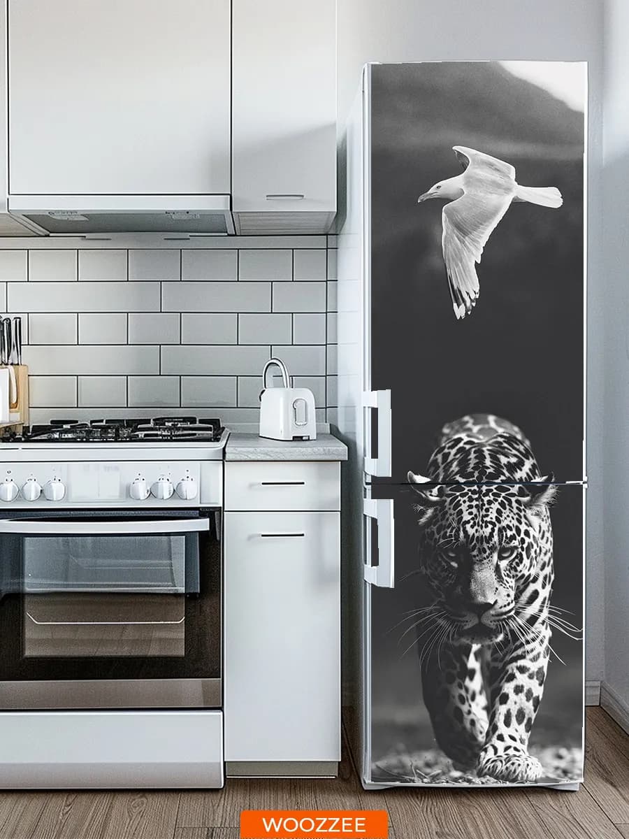 Интерьерная наклейка на холодильник декор для кухни