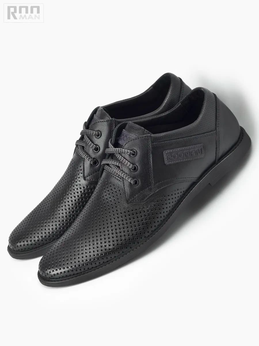 Туфли летние с перфорацией - фото 1