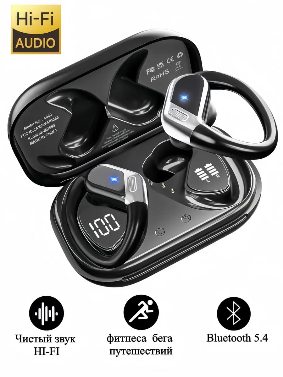 наушники беспроводные для спорта и фитнеса