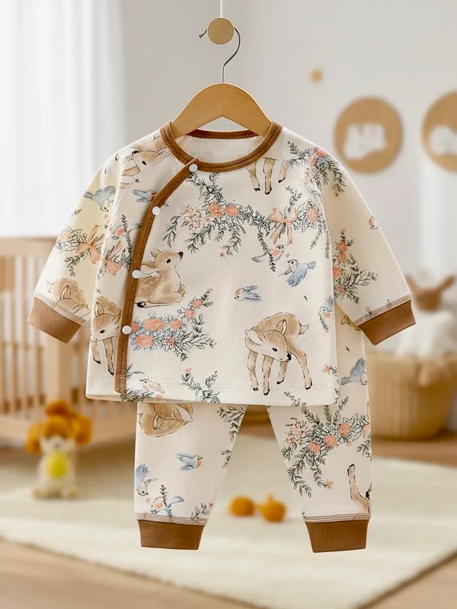 Комплект для малыша распашонка и ползунки