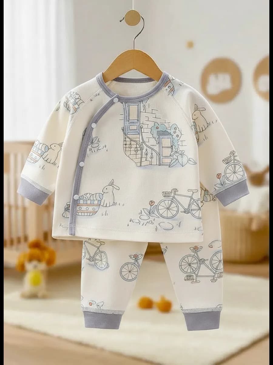 Комплект для малыша распашонка и ползунки