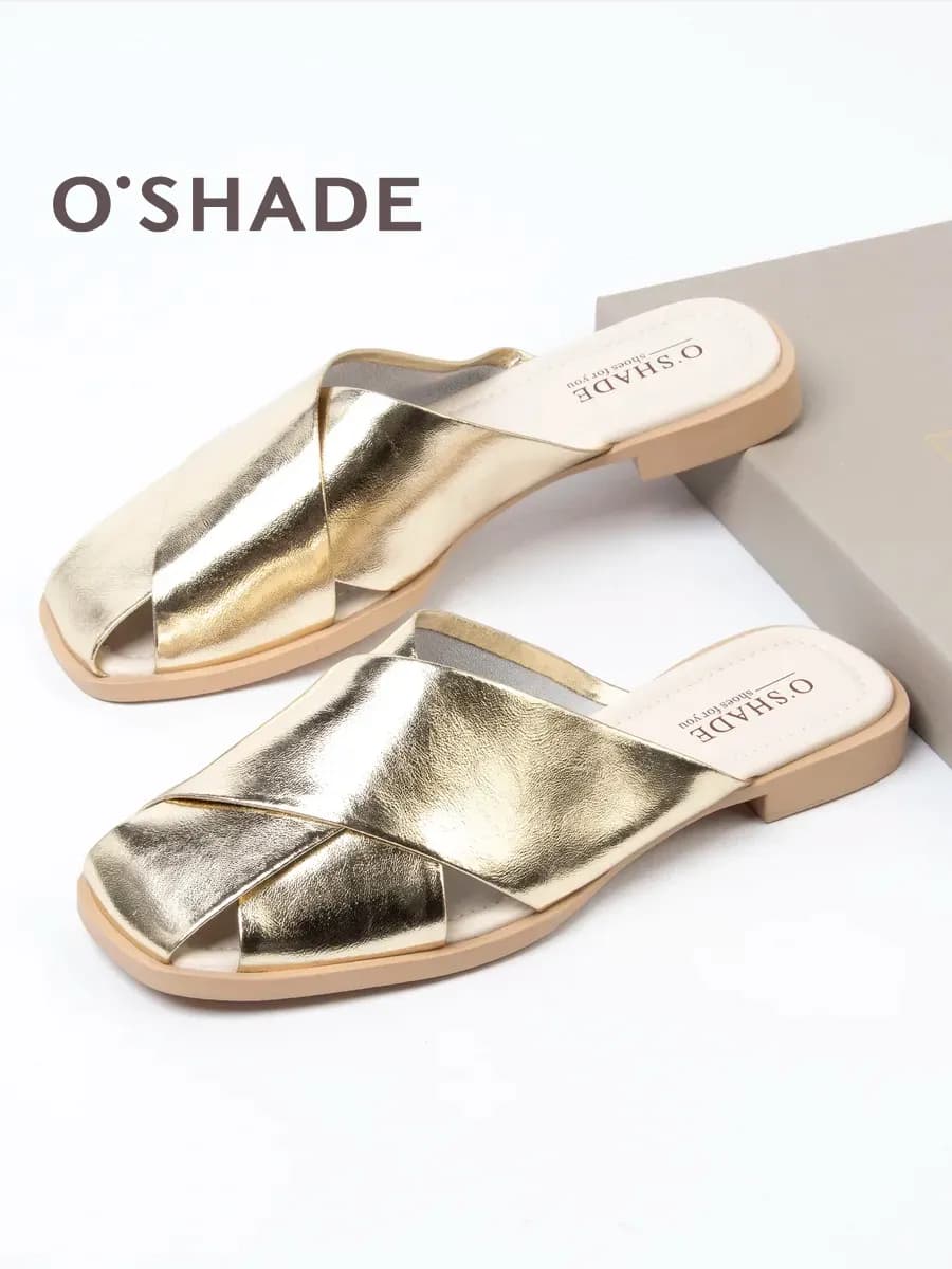 Сабо женские кожаные