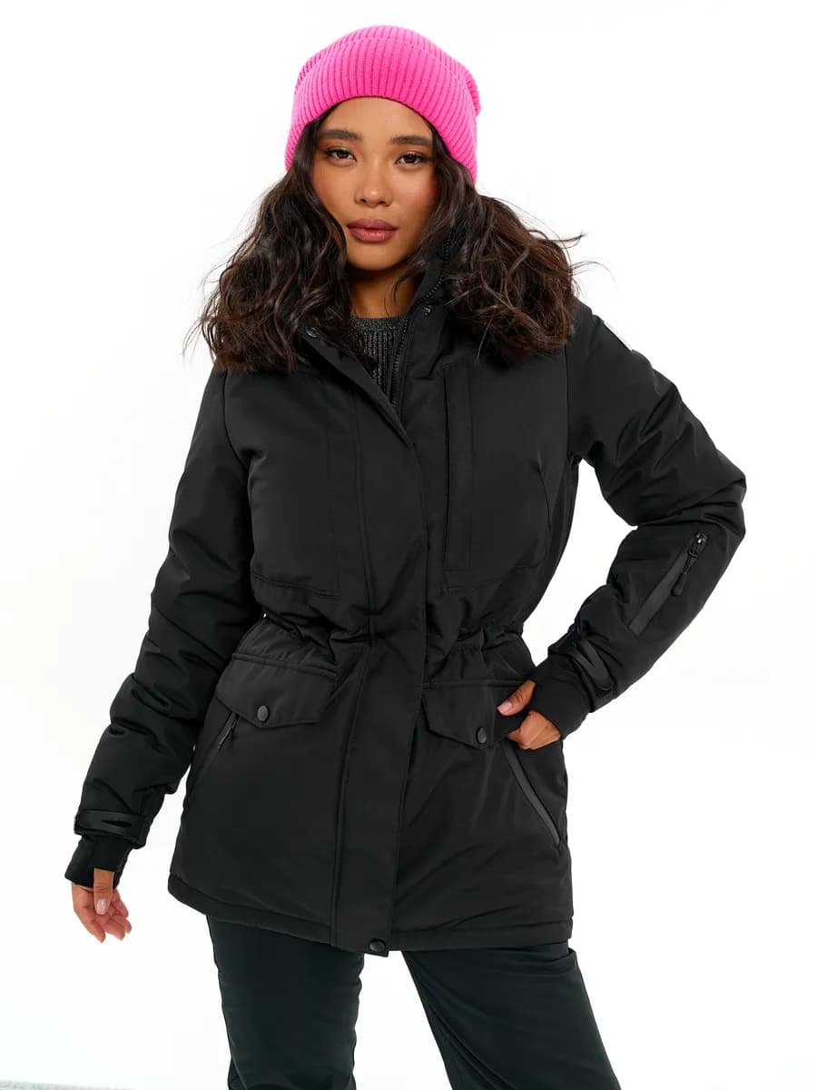 Куртка зимняя спортивная с капюшоном