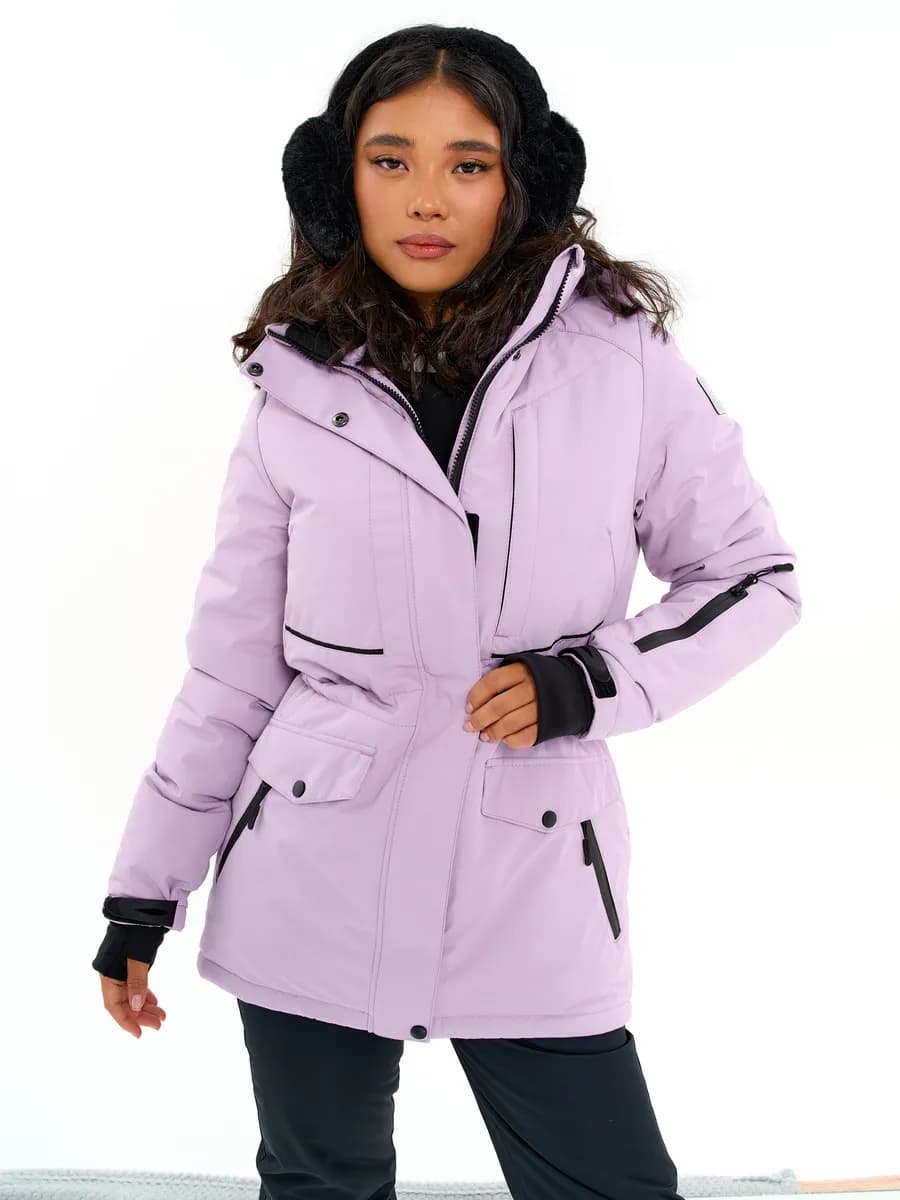 Куртка зимняя спортивная с капюшоном