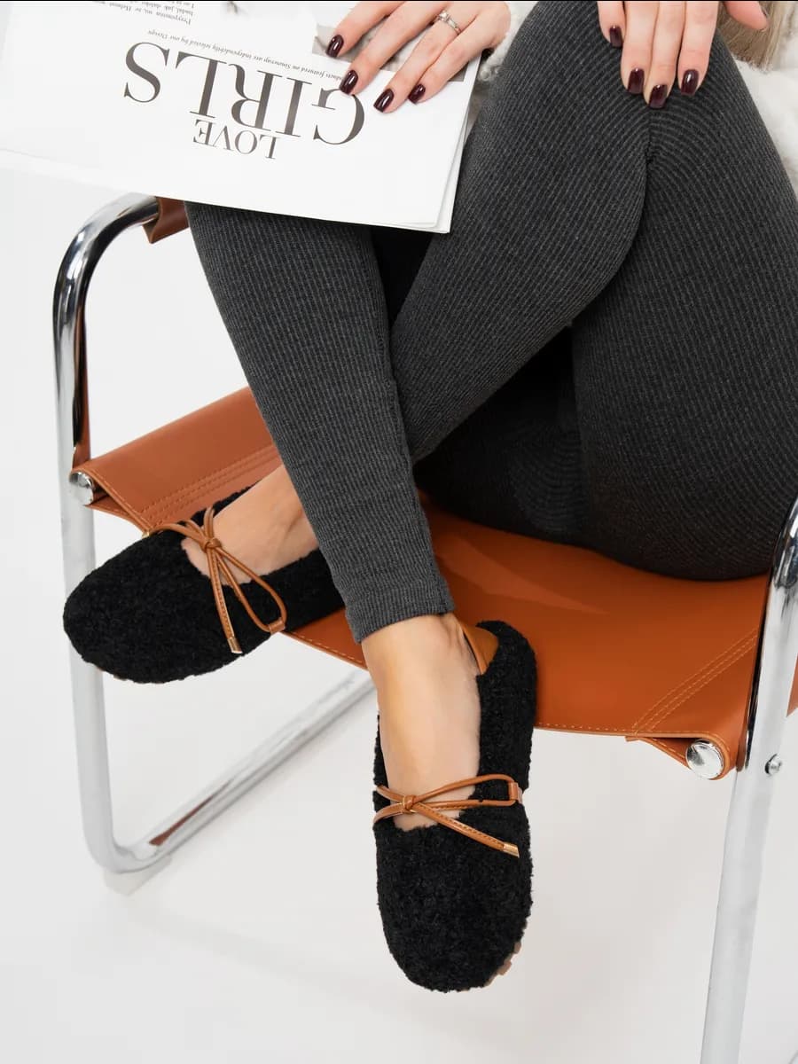 Балетки меховые Тедди