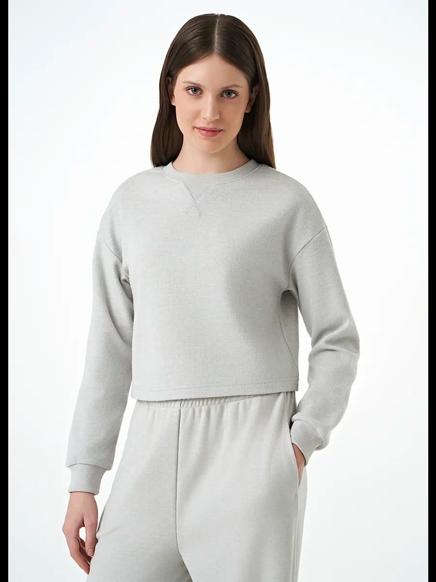 Толстовка утепленная Regular Fit серая